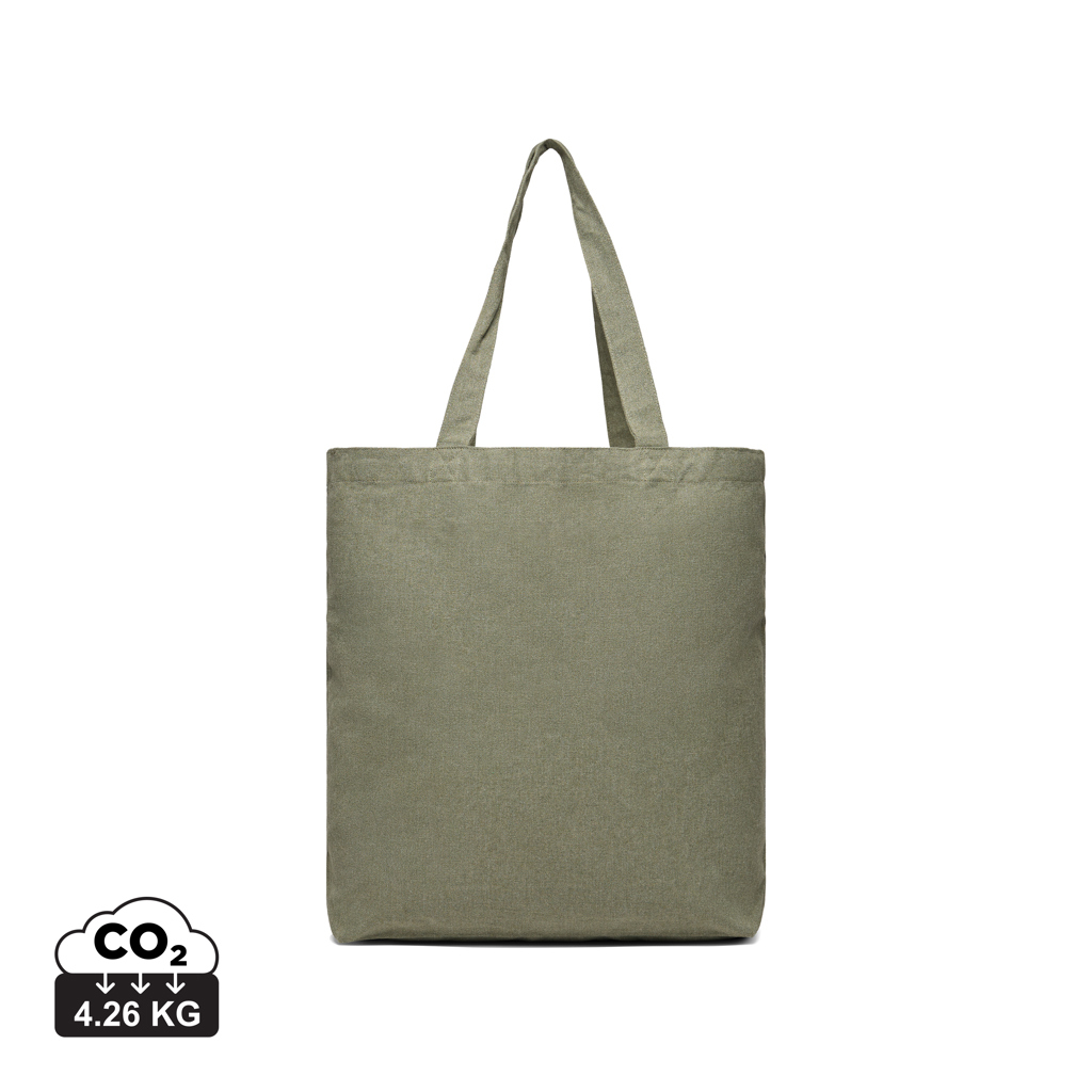 Tote bag promotionnel toile recyclée 400g Hilo VINGA Vert 